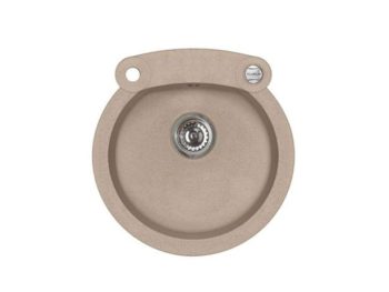 GRANITAL POMIVALNO KORITO ALVEUS ROLL 10, BEIGE-G55 FI 510 MM