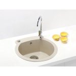GRANITAL POMIVALNO KORITO ALVEUS ROLL 10, G22 TERRA 510X530 MM – predstavitvena slika