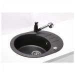 GRANITAL POMIVALNO KORITO ALVEUS ROLL 40, G91 CARBON 595X475 MM – predstavitvena slika