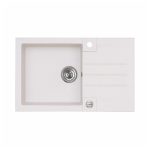 GRANITAL POMIVALNO KORITO KOVINOPLASTIKA LOŽ ROCK 130, G11 ARCTIC 780X480 MM