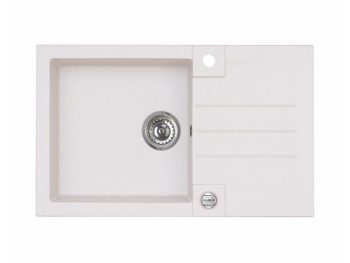 GRANITAL POMIVALNO KORITO KOVINOPLASTIKA LOŽ ROCK 130, G11 ARCTIC 780X480 MM