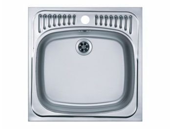 NERJAVNO POMIVALNO KORITO ALVEUS BASIC 130, SATIN 465X465 MM