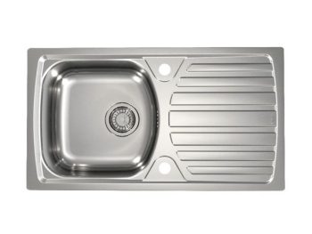 NERJAVNO POMIVALNO KORITO ALVEUS BASIC 170, NAT 780X435 MM IZTOK 88.9 MM