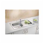 NERJAVNO POMIVALNO KORITO ALVEUS BASIC 60, LEINEN 860X435 MM – predstavitvena slika