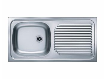 NERJAVNO POMIVALNO KORITO ALVEUS BASIC 60, SATIN 860X435 MM