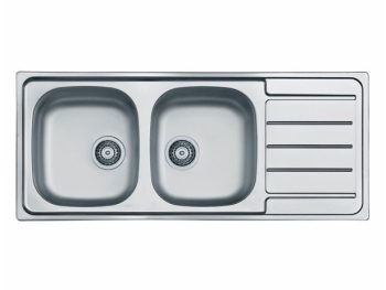 NERJAVNO POMIVALNO KORITO ALVEUS LINE 100, SATIN 1160X500 MM