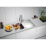 NERJAVNO POMIVALNO KORITO ALVEUS LINE MAX 80 POP UP, SATIN 790X500 MM – predstavitvena slika
