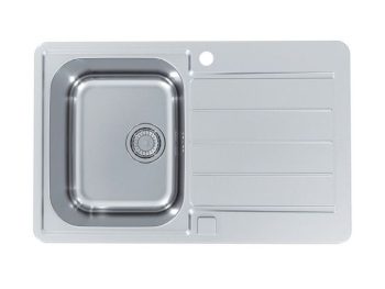 NERJAVNO POMIVALNO KORITO ALVEUS LINE MAX 80 POP UP, SATIN 790X500 MM