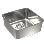 NERJAVNO POMIVALNO KORITO ALVEUS LUNO 30, SATIN 400X400 MM – predstavitvena slika