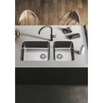 NERJAVNO POMIVALNO KORITO ALVEUS LUNO 40, SATIN 480X400 MM – predstavitvena slika