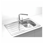 NERJAVNO POMIVALNO KORITO ALVEUS ZOOM 20, SATIN 790X500 MM – predstavitvena slika