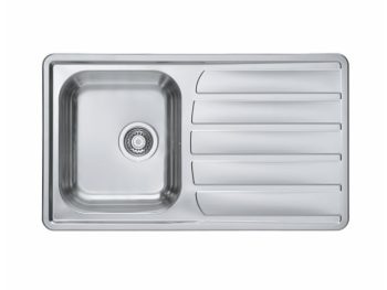NERJAVNO POMIVALNO KORITO ALVEUS ZOOM MAXIM 30, SATIN 860X500 MM