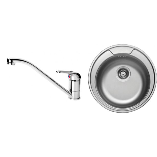 NERJAVNO POMIVALNO KORITO DEANTE ZHCD 0813 SET Z ARMATURO NERJAVNO POMIVALNO KORITO DEANTE ZHCD 0813 SET Z ARMATURO