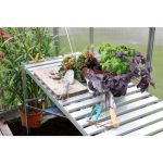 OPREMA ZA RASTLINJAK VITAVIA ALU MIZA 1 RAVEN 121X54X76CM. ALU – predstavitvena slika