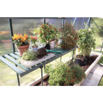 OPREMA ZA RASTLINJAK VITAVIA ALU. MIZA. RAZKLOPNA 120X56X81CM. SMARAGDNA – predstavitvena slika