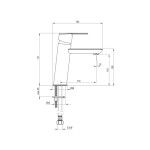 PIPA ZA UMIVALNIK DEANTE ARNIKA NERO BQA N20M – predstavitvena slika