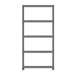 PVC REGAL KETER 90X40X182CM 5 POLIC OBREMENITEV DO 55 KG/POL. – predstavitvena slika
