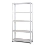 REGAL AR SHELVING 180X90X40 CM, 5 POLIC 100 KG/POLICO, SIV – predstavitvena slika