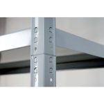 REGAL AR SHELVING 180X90X40 CM, 5 POLIC 100 KG/POLICO, SIV – predstavitvena slika