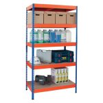 REGAL AR SHELVING 192X100X50 CM 5P/175KG ORANŽEN/MODER