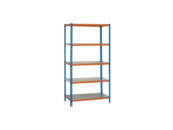 REGAL SIMONRACK 200X110X50 CM 5P/200KG MODRA ORANŽNA SIMONCLICK