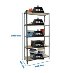 REGAL SIMONRACK WOODCLICK SUPERPLUS 5/400 ANTRACIT/LES – predstavitvena slika