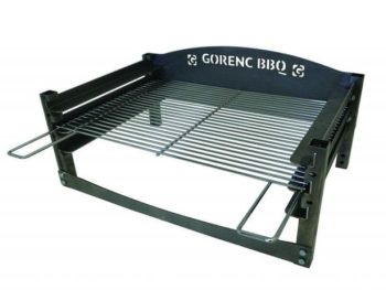 REŠETKA ALI PLOŠČA GORENC BBQ MREŽA ZA ŽAR NA STOJALU 50X35