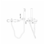 UNITAS ENOROČNA ARMATURA ZA KAD FRESH S TUŠ ROČKO – predstavitvena slika