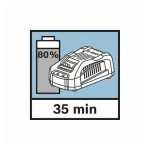ZAČETNI KOMPLET BOSCH 2 X GBA 18V 5.0 AH + GAL 1880 CV PROFESSIONAL – predstavitvena slika