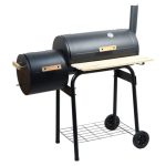 ŽAR NA OGLJE CATTARA SMOKIE 100X55X113 CM S PREKAJEVALNICO – predstavitvena slika