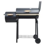 ŽAR NA OGLJE CATTARA SMOKIE 100X55X113 CM S PREKAJEVALNICO – predstavitvena slika