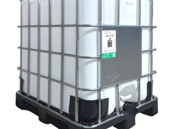 ZBIRALNIK VODE IBC KONTEJNER 1000 L O-01 Z OGRODJEM