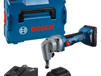 AKUMULATORSKI PREBIJALNIK BOSCH PROFESSIONAL GNA 18V-16 E 2X 18V 4AH; KOVČEK