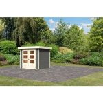 LESENA VRTNA HIŠKA KARIBU ASKOLA 2 211X213 X 217, SIVA – predstavitvena slika