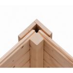 LESENA VRTNA HIŠKA KARIBU ASKOLA 5 S TERASO 298X211X242 +240 LES 19MM – predstavitvena slika