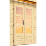 LESENA VRTNA HIŠKA KARIBU KANDERN 6 S TERASO 270X222X270+320 LES 28MM – predstavitvena slika
