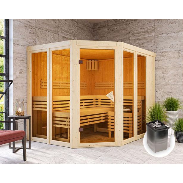 FINSKA SAVNA AINUR 3+9KW GRELEC NR KOTNI VHOD FINSKA SAVNA AINUR 3+9KW GRELEC NR KOTNI VHOD