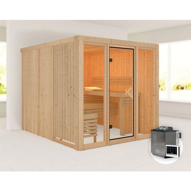 FINSKA SAVNA ASKJA 3+9KW GRELEC BIO PREDNJI VHOD FINSKA SAVNA ASKJA 3+9KW GRELEC BIO PREDNJI VHOD