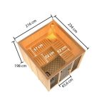 FINSKA SAVNA KARIBU ASKIA 3+9KW GRELEC NR PREDNJI VHOD – predstavitvena slika