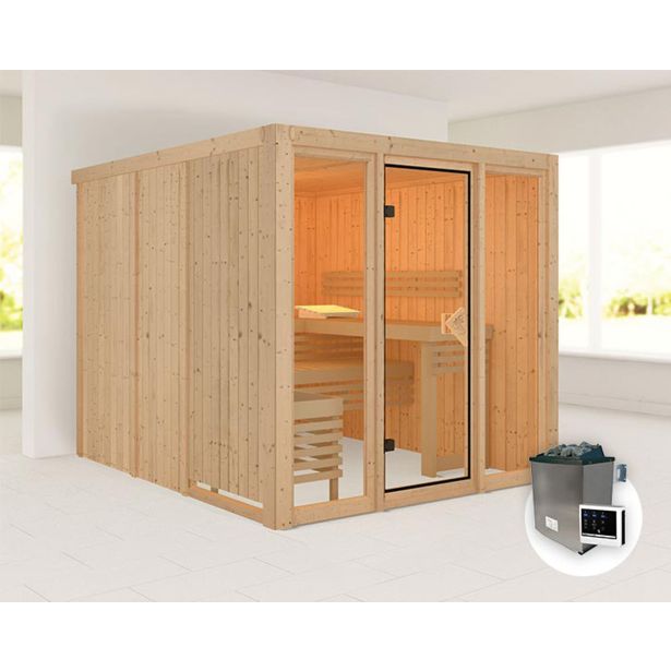 FINSKA SAVNA ASKJA 3+9KW GRELEC ZR PREDNJI VHOD FINSKA SAVNA ASKJA 3+9KW GRELEC ZR PREDNJI VHOD