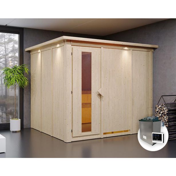 FINSKA SAVNA GOBIN 2+9KW GRELEC ZR PREDNJI VHOD+STREŠ.VENEC FINSKA SAVNA GOBIN 2+9KW GRELEC ZR PREDNJI VHOD+STREŠ.VENEC