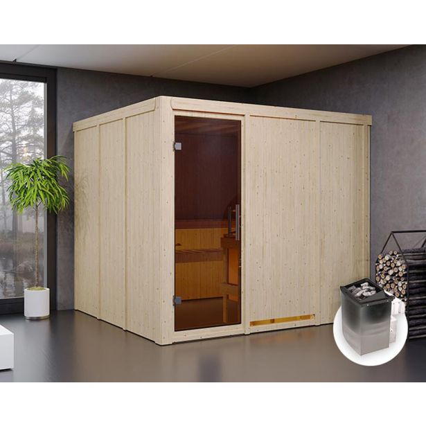 FINSKA SAVNA GOBIN 5+9KW GRELEC NR PREDNJI VHOD FINSKA SAVNA GOBIN 5+9KW GRELEC NR PREDNJI VHOD