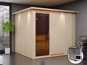 FINSKA SAVNA GOBIN 6+9KW GRELEC BIO PREDNJI VHOD+STREŠ.VENEC