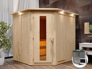 FINSKA SAVNA JARIN 2+9KW GRELEC BIO KOTNI VHOD+STREŠ.VENEC