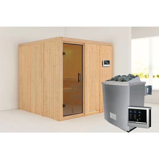 FINSKA SAVNA RODIN 5+9KW GRELEC ZR PREDNJI VHOD FINSKA SAVNA RODIN 5+9KW GRELEC ZR PREDNJI VHOD