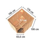 FINSKA SAVNA KARIBU SIIRIN 7+9KW GRELEC NR KOTNI VHOD – predstavitvena slika