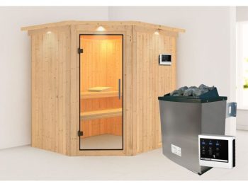 FINSKA SAVNA SIIRIN 8+ 9KW GRELEC ZR KOTNI VHOD+STREŠ.VENEC