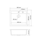 GRANITAL POMIVALNO KORITO SINK SOLUTION MILANO ČRN SET Z ARMATURO – predstavitvena slika