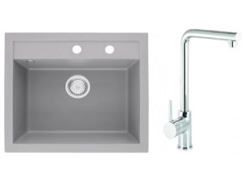 GRANITAL POMIVALNO KORITO SINK SOLUTION MILANO SIV SET Z ARMATURO