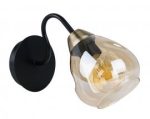 Stenska svetilka 1x40W E27 Black – predstavitvena slika